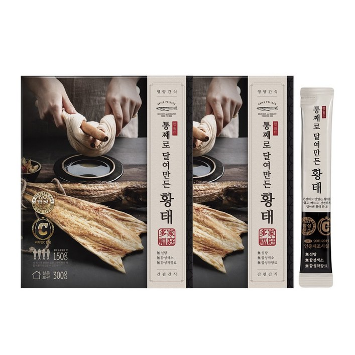 펫쉴드 통째로 달여만든 황태 츄르 강아지 고양이 겸용, 황태, 300g, 2개
