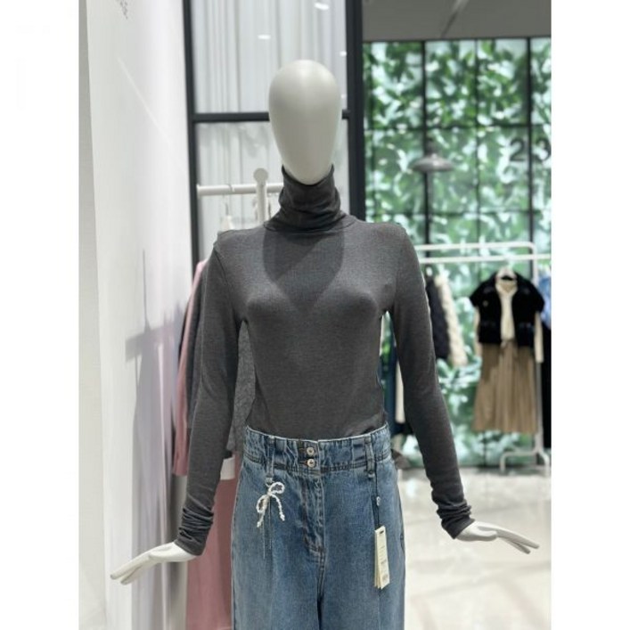 백화점 듀엘 폴라넥 긴팔 티셔츠 L254PSM037 아울렛