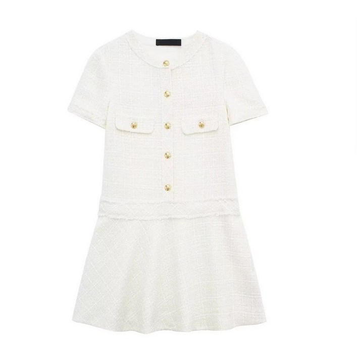 ZARA 자라 트위드 스트럭처 미니 원피스