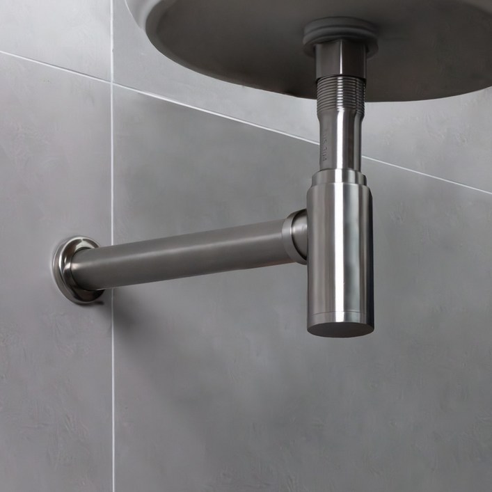 세면대 배수관 트랩 부속품 교체 화장실 욕실 세면기 주름관 파이프, 1개