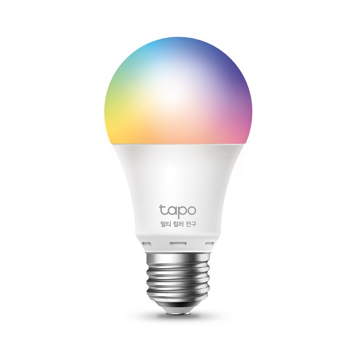 티피링크 Tapo L530E 스마트 멀티컬러 전구 1,600만 색상 LED 조명 원격 제어 IoT