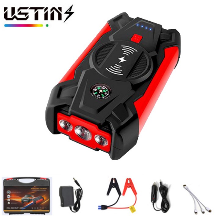 우스틴스 12V 39800mAH 차량용 보조배터리 점프스타터, 1개, 39800mAh