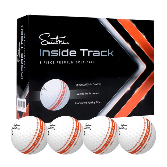 세인트나인 인사이드 트랙 3피스 골프공 1다즌 12구