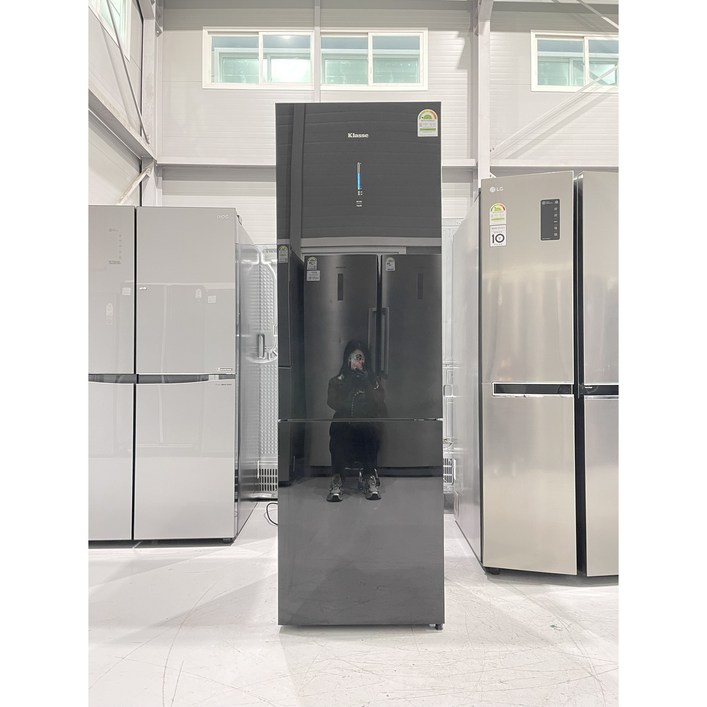 705 대우 클라쎄 중고냉장고 322리터 블랙 상태최상 슬림핏 2도어냉장고 효율1등급