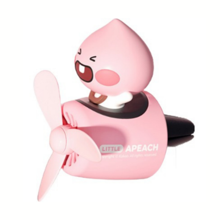 인기17종 차량용 송풍구 프로펠러 방향제 피규어 캐릭터리필2매, 10어피치 카카오, 1세트