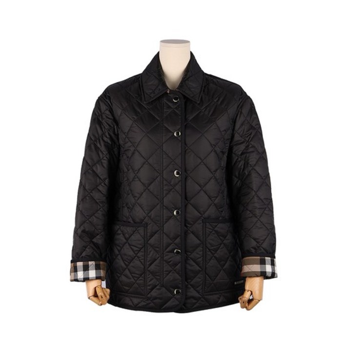 Burberry 명품 버버리 달리 DALRY 여성 퀼팅 자켓 블랙 80841941