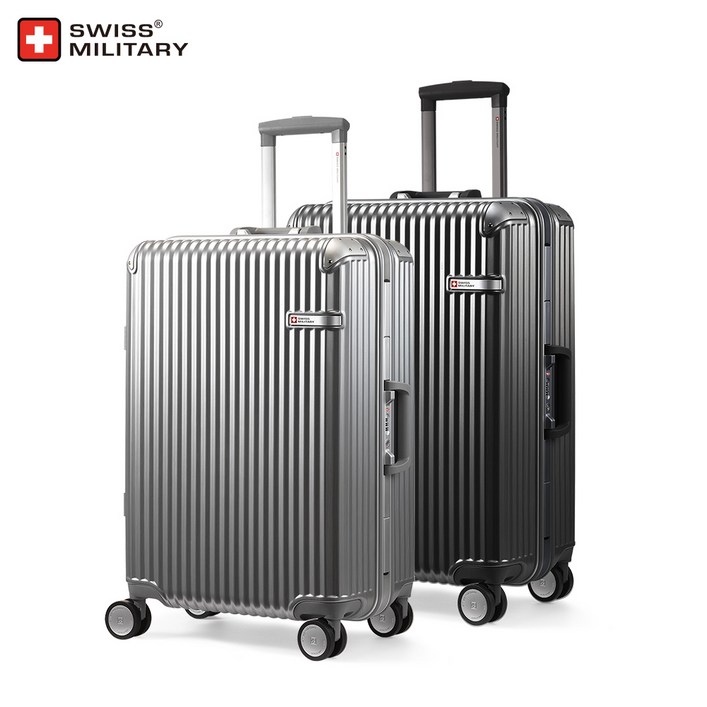 스위스밀리터리 튼튼한 여행용 캐리어 기내용 20인치 중대형 24인치 화물용 28인치 스톨즈 I820 알루미늄프레임