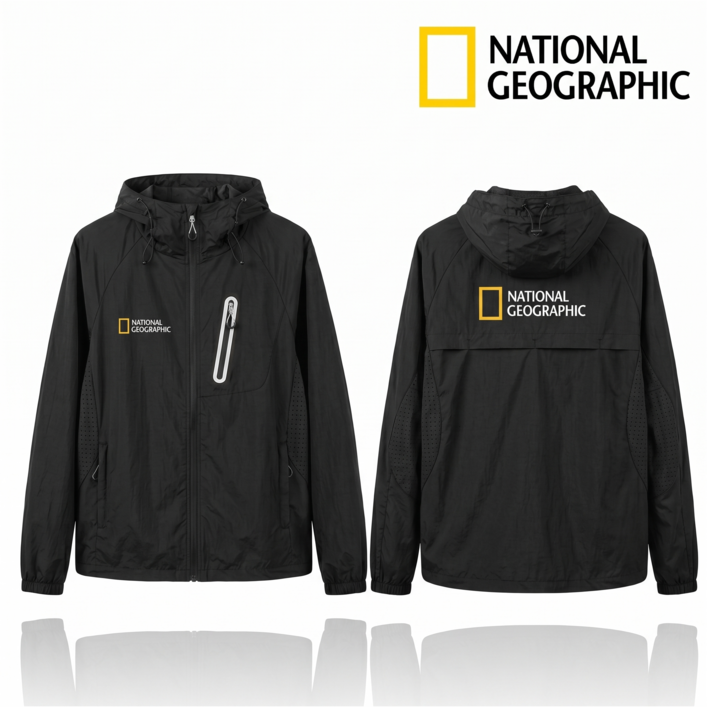 내셔널지오그래픽 남녀공용 여성 남성 경량 재킷 바람막이 방풍 아웃도어 집업 베이직 등산 자켓