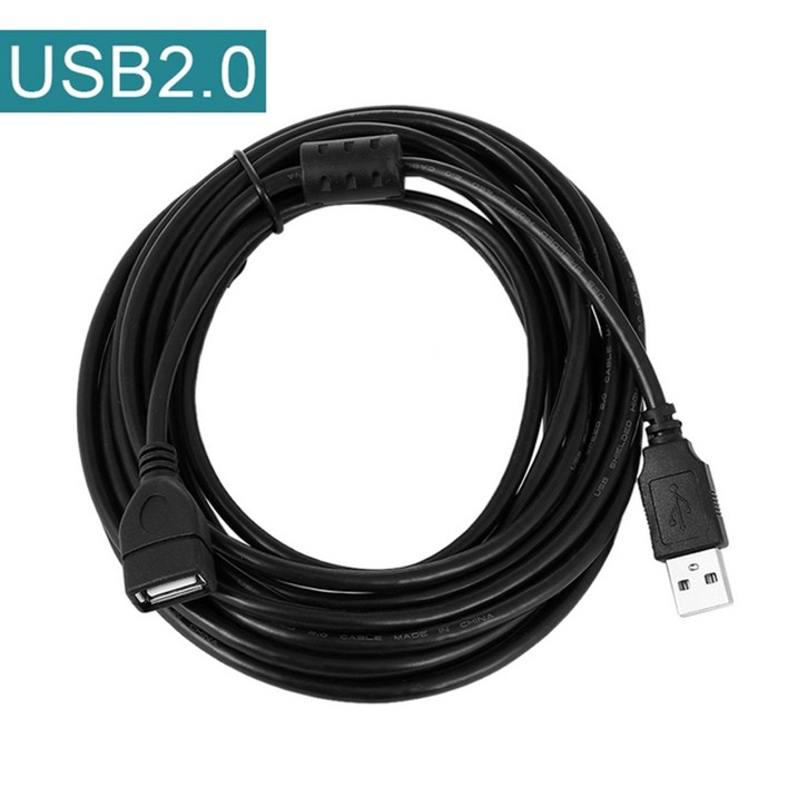 usb 2.0 남성-여성 usb 케이블 0.6m 1m 1.5m 3m 5m 연장 코드 와이어 pc 노트북 키보드용 초고속 데이터 동기화 케이블
