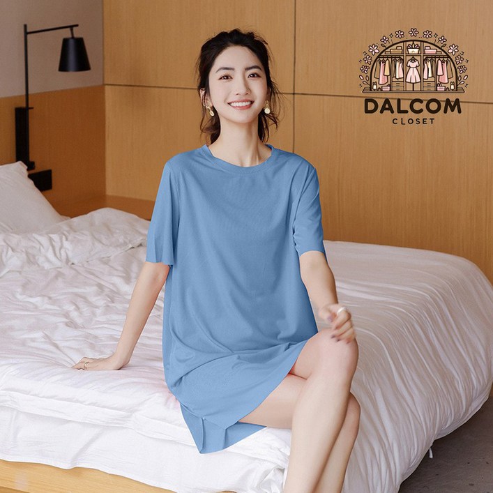 달콤클로젯 시원한 플리츠 원피스 여름 홈웨어