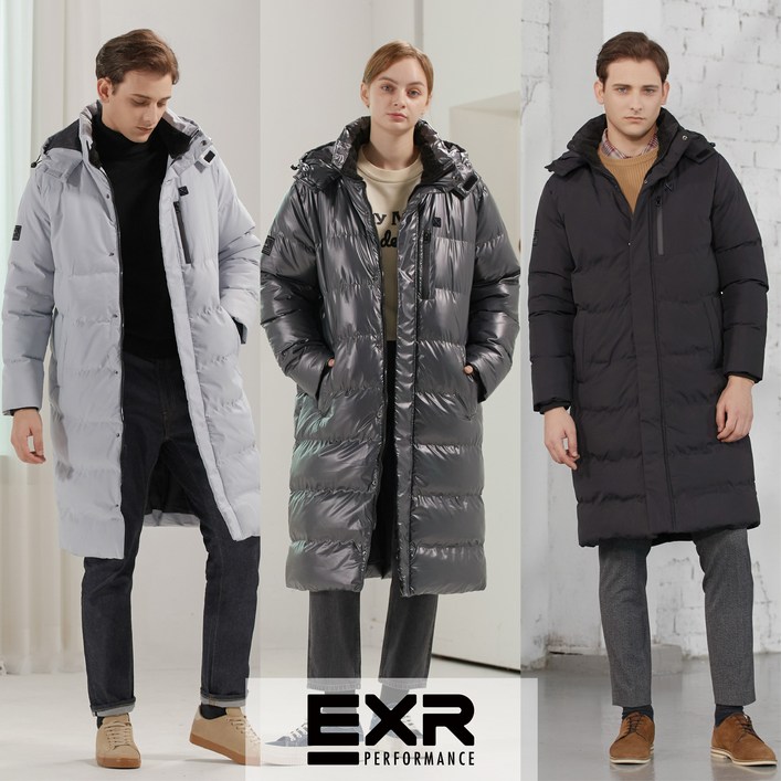 EXR 남여공용 퍼펙션 웜 롱패딩 23FW