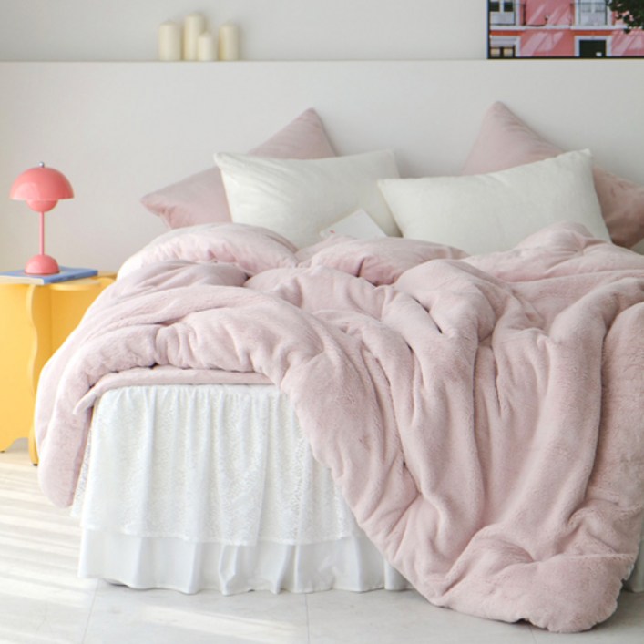 베이직톤 국내산 노스베어 극세사 이불세트 프리미엄 라셀 10mm 겨울이불