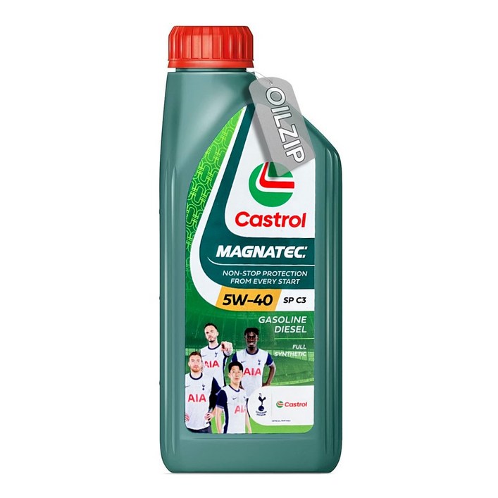 캐스트롤 마그네틱 SN C3 5W40 1리터 100프로합성 겸용 엔진오일, 1개, 1L 캐스트롤 마그네틱 SN C3 5W40 1리터 100프로합성 겸용 엔진오일, 1개, 1L