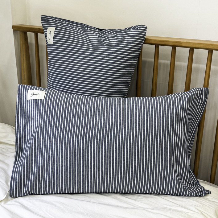 몽슬립 자루형 60수 순면 호텔 베개커버 2p