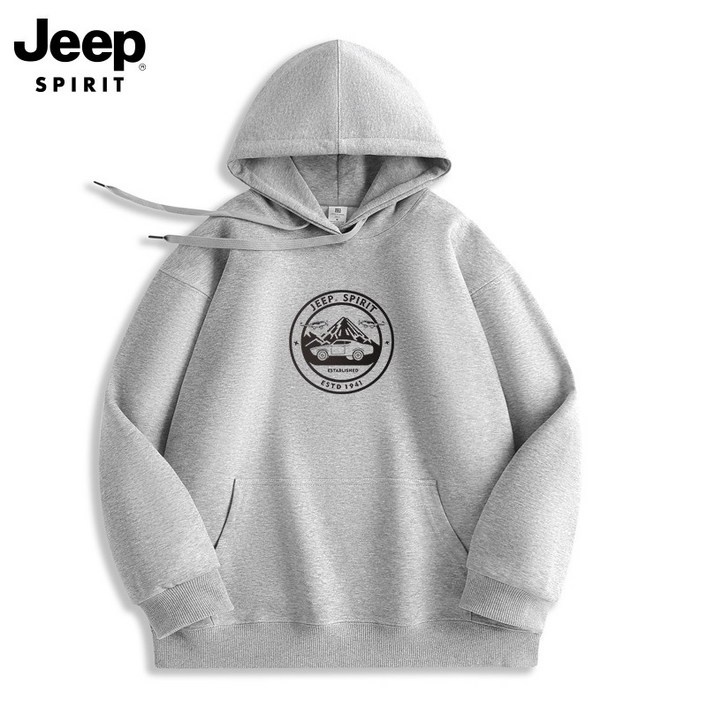 JEEP spirit (국내발송)후드티셔츠 NEW 남자 여자 남성 여성 티셔츠 가을 겨울 봄 JPHJ26AHM01-7