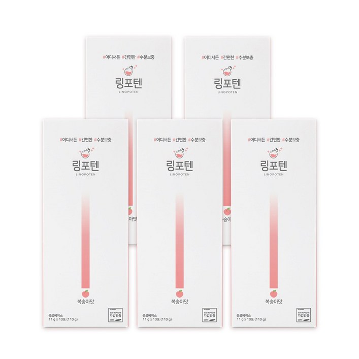 링포텐 링포션 맛있는 수분충전, 110g, 5개 링포텐 링포션 맛있는 수분충전, 110g, 5개