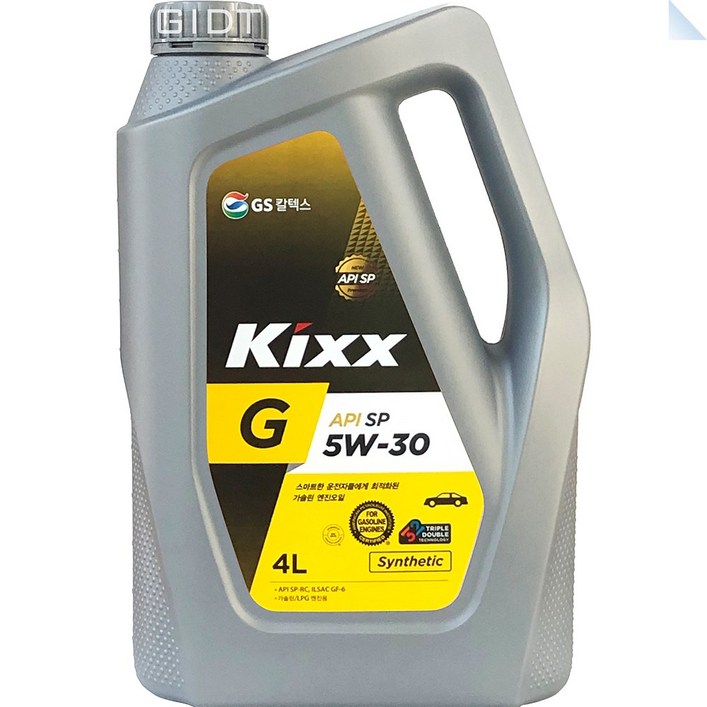 킥스 G SN 합성 가솔린 엔진오일 5W30 4L
