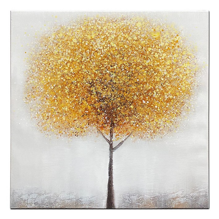 황금 돈나무 유화 그림 거실 액자