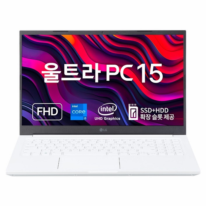 LG전자 울트라 15 코어 i3 인텔 UHD Graphics, 15UD50RGX36K, Free DOS, 24GB, 256GB, 화이트