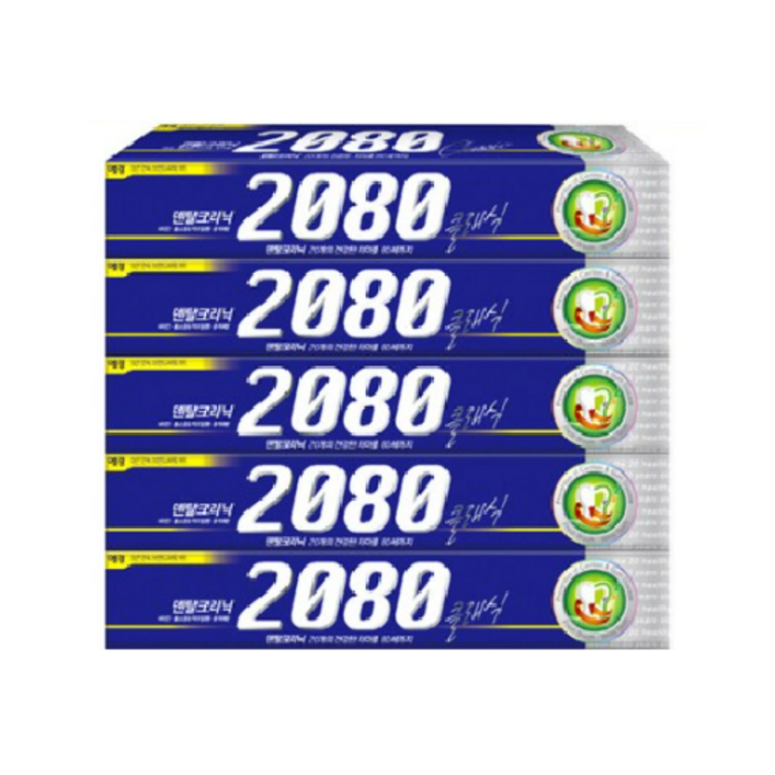 2080 클래식 치약 170g, 5개