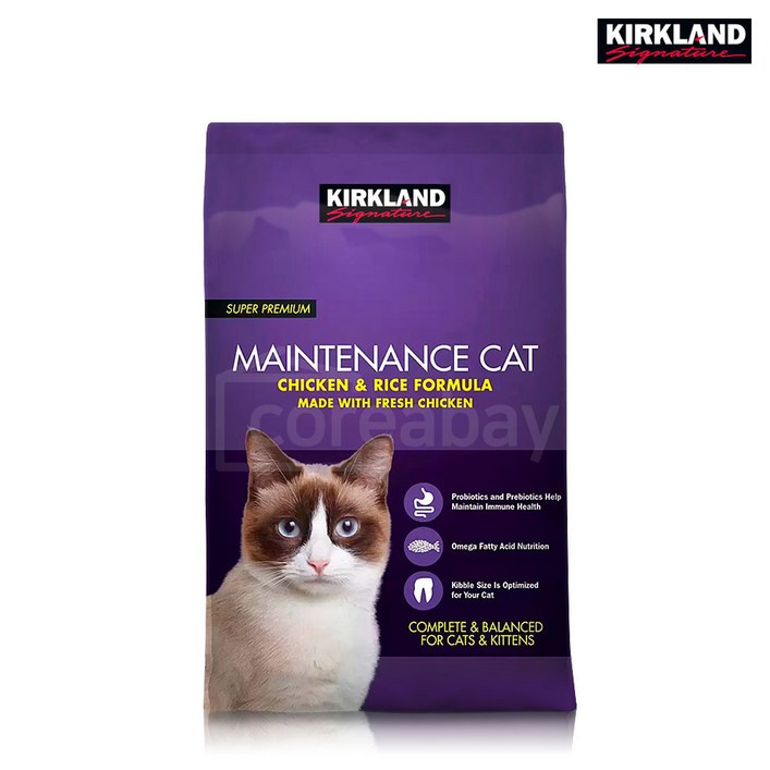 코스트코 커클랜드 메인터넌스 캣 11.3kg 대용량 전연령 고양이 건식사료(고양이간식 증정) 20230409
