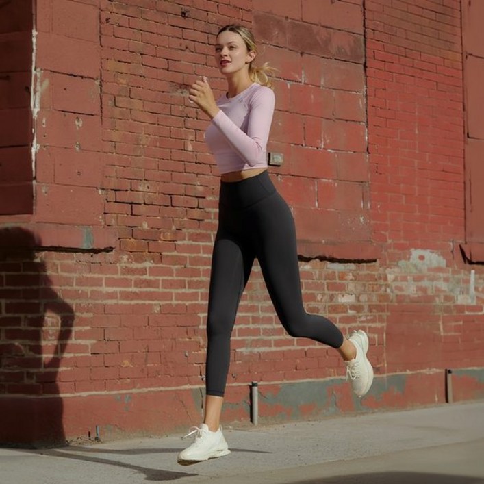 백화점정품 안다르 11 에어쿨링 지니 시그니처 레깅스 9부