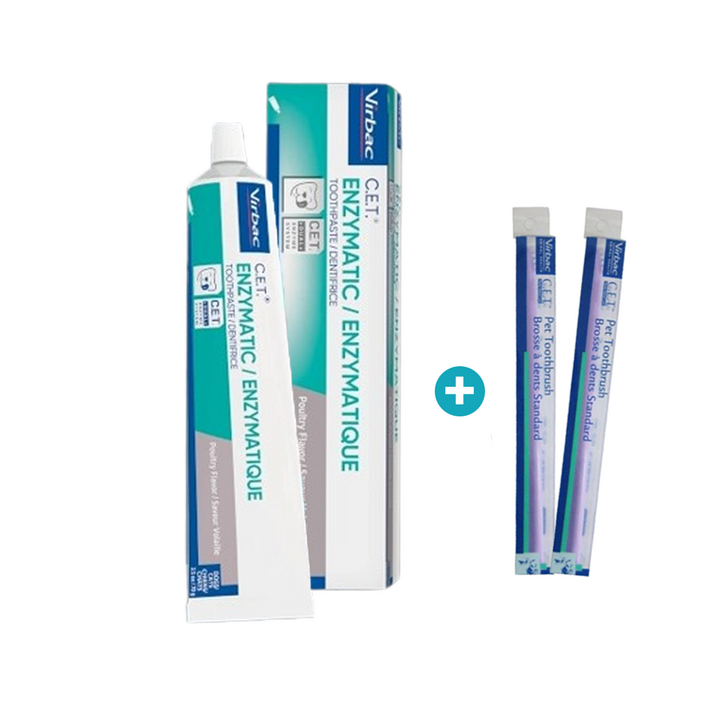 버박 닭고기맛치약 + 미니칫솔 2P