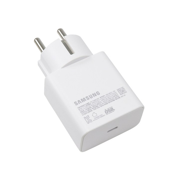 삼성 정품 갤럭시북 프로360 전원 분리형 접지형 어댑터 USBC PD65w EPTA865 충전기, 1세트, 화이트