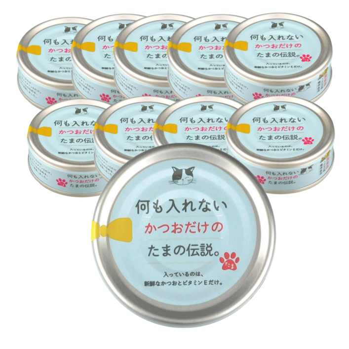 타마의전설 고양이 간식캔, 10개, 70g, 가다랑어