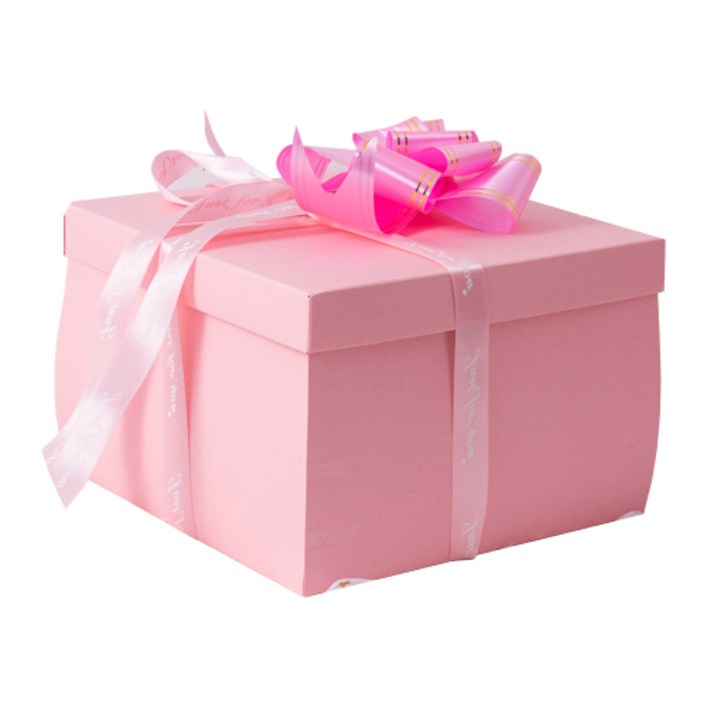 리노드 5단 서프라이즈박스 DIY 폭발 상자 선물 프로포즈 생일 기념일 이벤트, 핑크 (DIY 상자) 20230502
