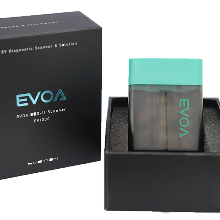 EVOA이보아 자동차 전기차 OBD 진단 스캐너 블루투스 차량 진단기 배터리 진단, 1개, 추가구매옵션연장케이블
