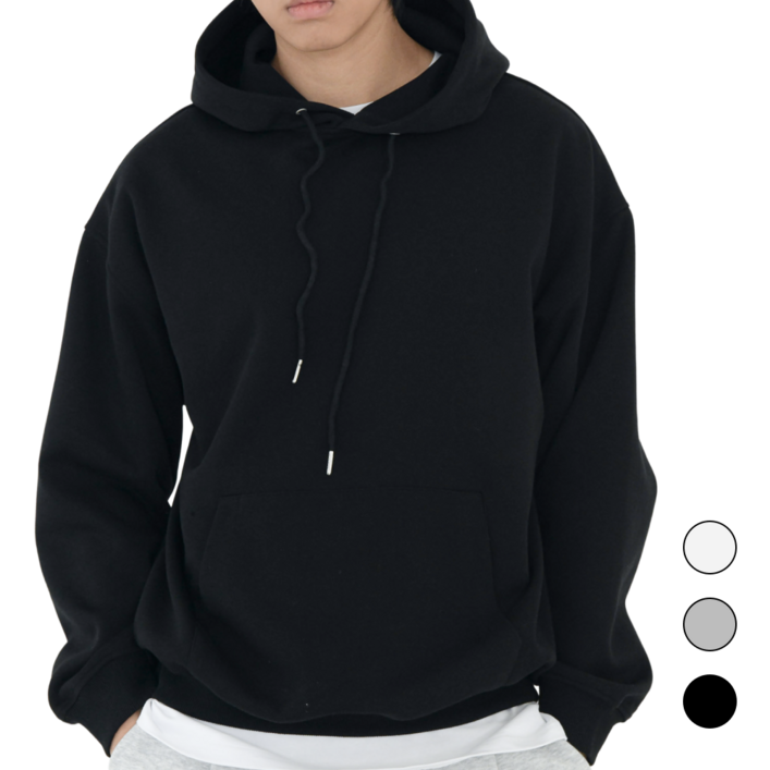A.O.BAOB 올오브베이직 남녀공용 오버핏 스웨트 후드 긴팔티 면