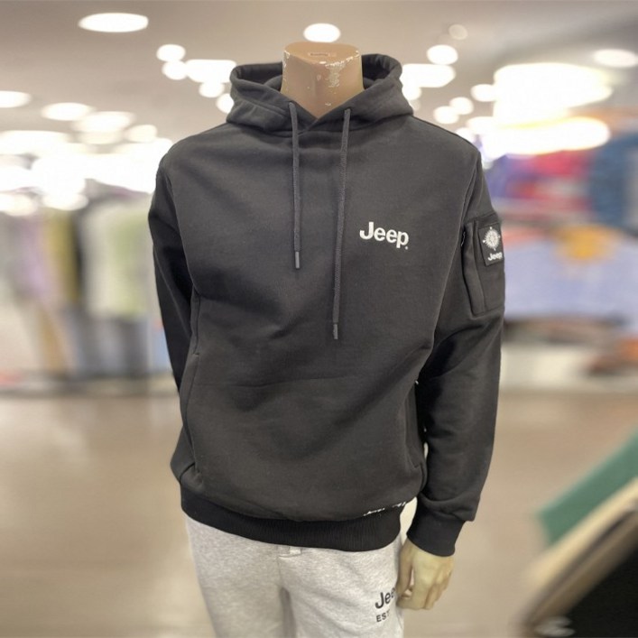 지프 Jeep 공용 루즈핏 절개 후드티 중계점