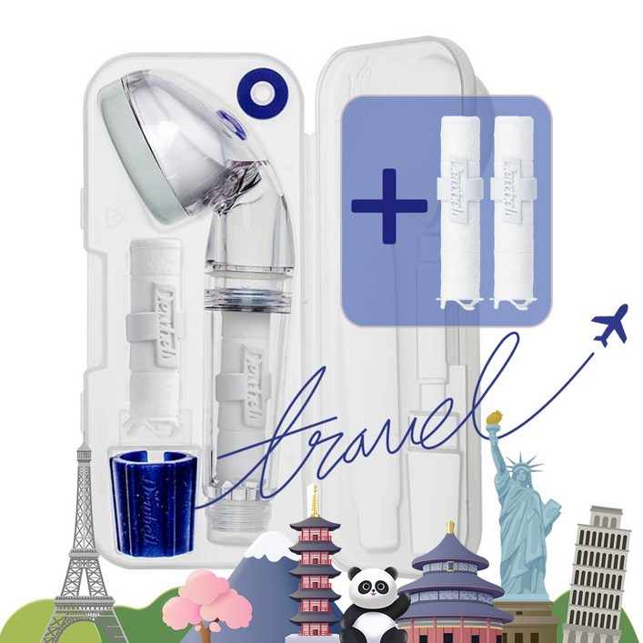 듀벨 여행용 샤워기세트  추가증정필터