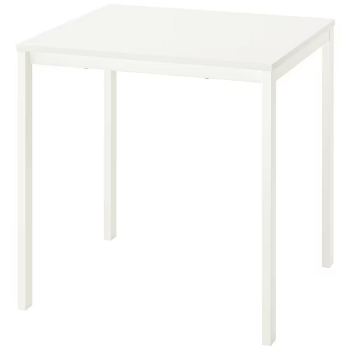 이케아 VIHALS 비할스 테이블 화이트화이트 74x74cm 295.785.19