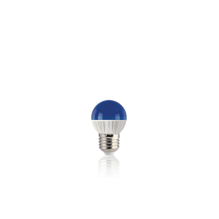 포커스 LED 인치구 인찌구 G45 4W E26소켓 미니전구  레드 그린 블루, 100개, 파란색