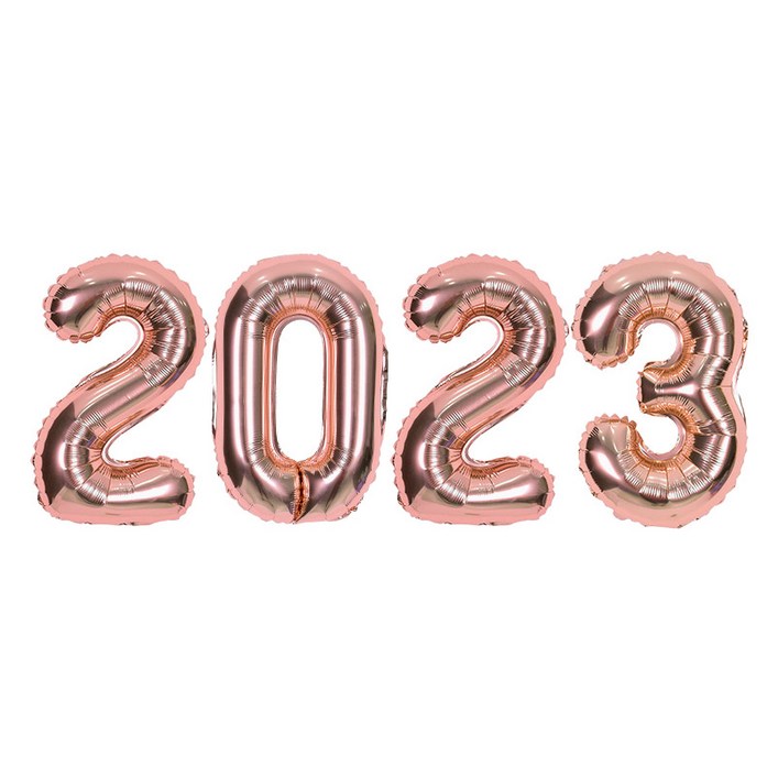 제이벌룬 hello 2024 크리스마스 신년 파티 숫자 영문 풍선 세트