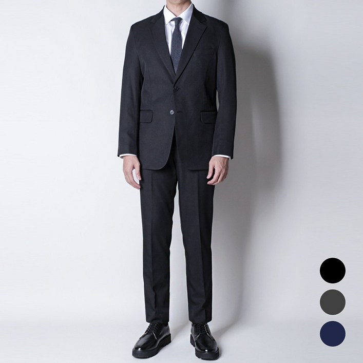 디아웃핏남자 히든밴딩 플렉스 정장세트 사계절 수트 캐주얼 기본 링클프리 하객룩 데이트 결혼식 웨딩 면접