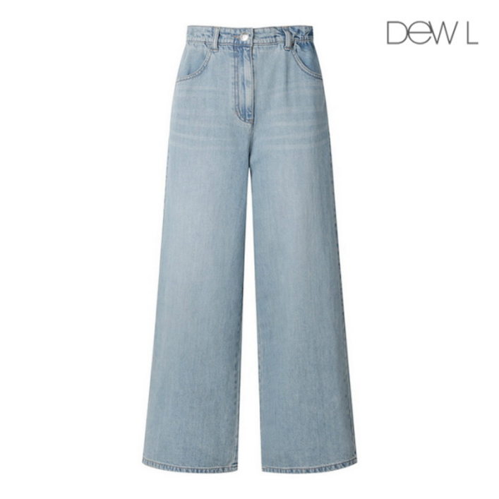 듀엘 허리밴딩 와이드 데님팬츠 BLL242PSA435 396257