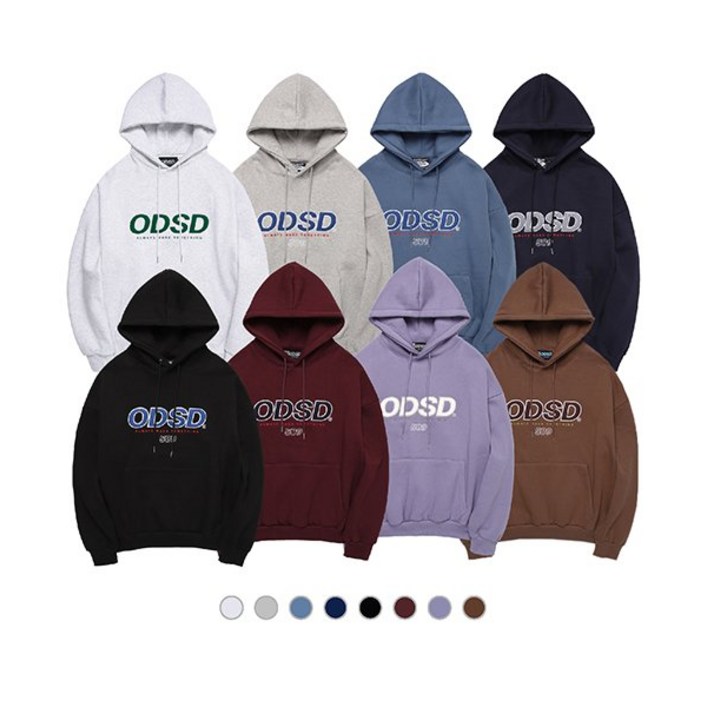 [백화점,매장정품] 오드스튜디오 ODSD 로고 아플리케 후드 - 8컬러