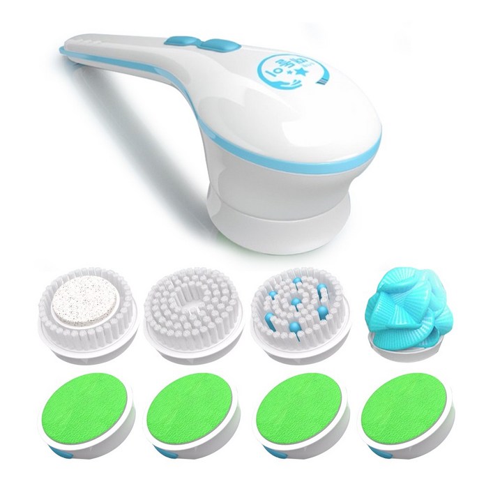 뉴 속시원 때돌이 바디브러쉬 때타올 자동 때밀이 9종, 1개, 1개입, 때돌이9종AA건전지3개