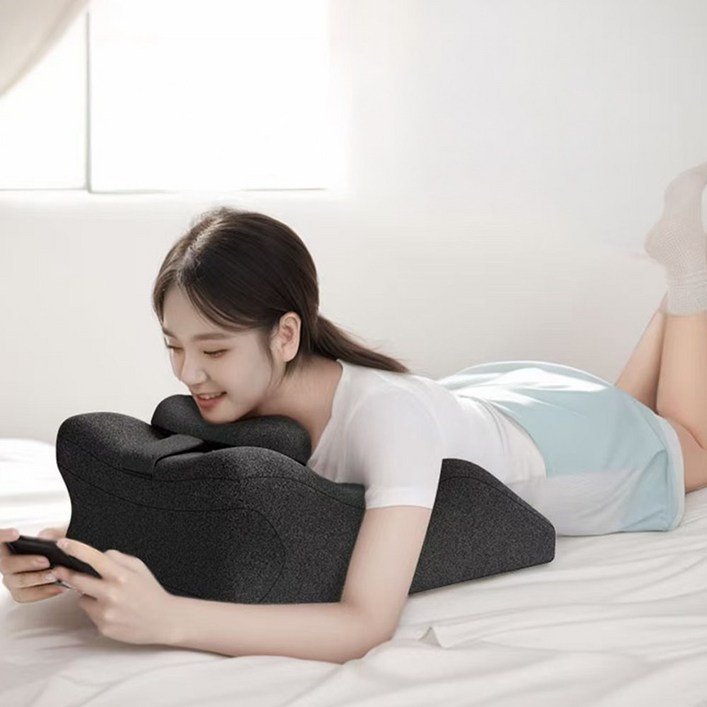 엎드려 메모리폼 배개, 다크그레이 엎드려 메모리폼 배개, 다크그레이