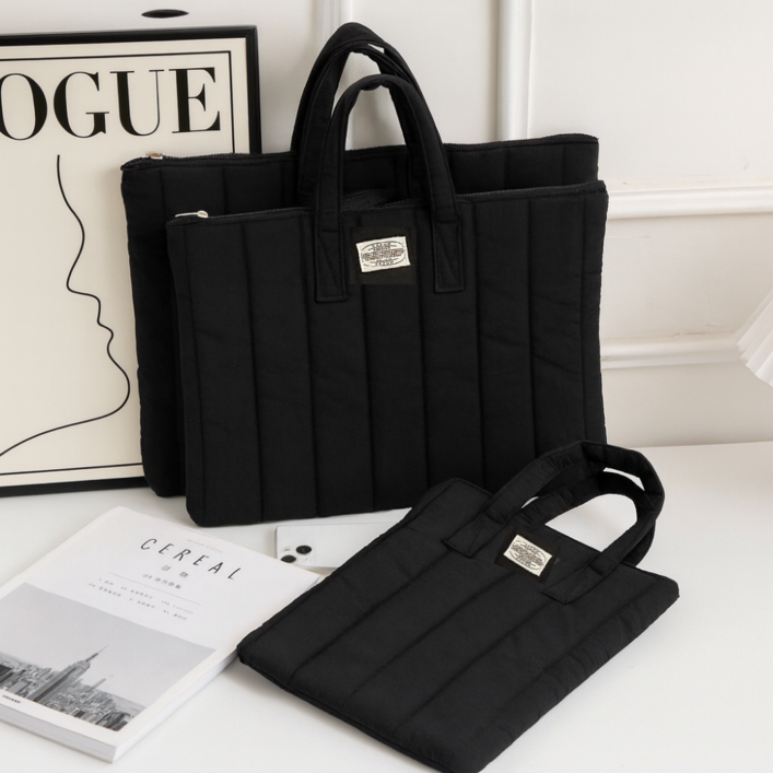 로미픽 누빔 가벼운 노트북 아이패드 파우치 가방