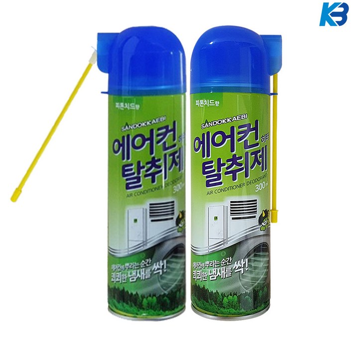 산도깨비 에어컨 탈취제 300ml 가정용 차량용 히터탈취제 공용