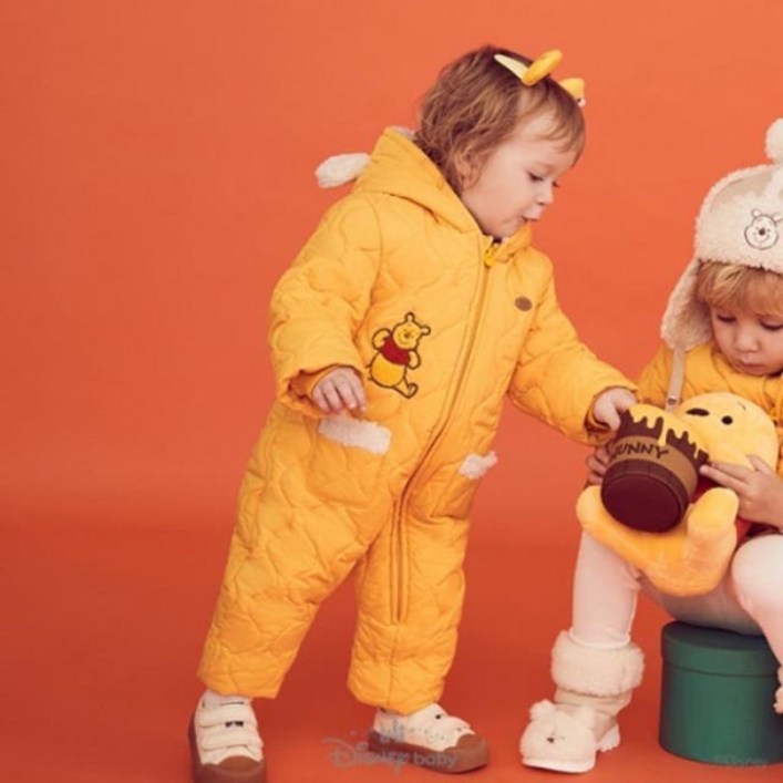 아가방 40%  귀요미## 패딩충전재## 편한 ##푸우퀼팅우주복79R727502