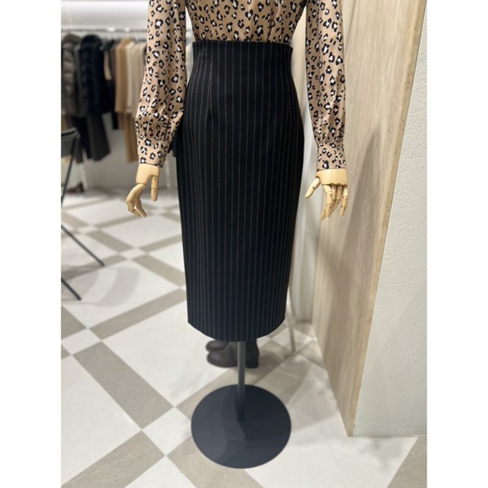 [모조에스핀] J254XSD106 스트라이프 정장 스커트
