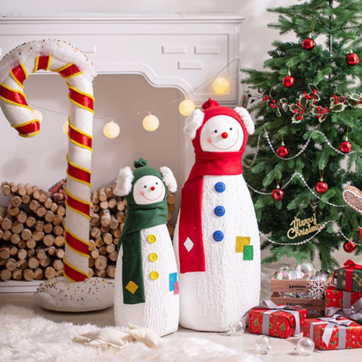 길쭉이 귀마개 눈사람 2종 세트