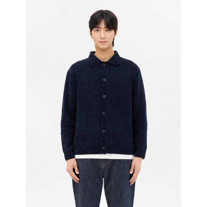 탑텐 남성 소프트 셔닐 카라 가디건MSF1EC1903 377634