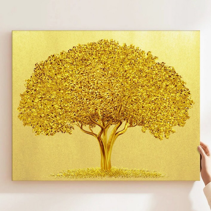 세잔느화실 인테리어 돈벼락 부자되는 황금나무 풍수 재복 금전운 돈벼락 재물가득 4종