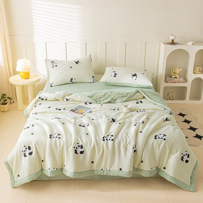 YYT 고급 사계절 차렵이불 심플 소프트 극세사 이불